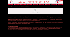 Desktop Screenshot of mawenterprisesusa.com